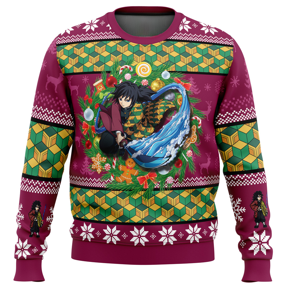Morukai "Christmas Giyu Tomioka" Demon Slayer: Kimetsu no Yaiba Ugly Sweater