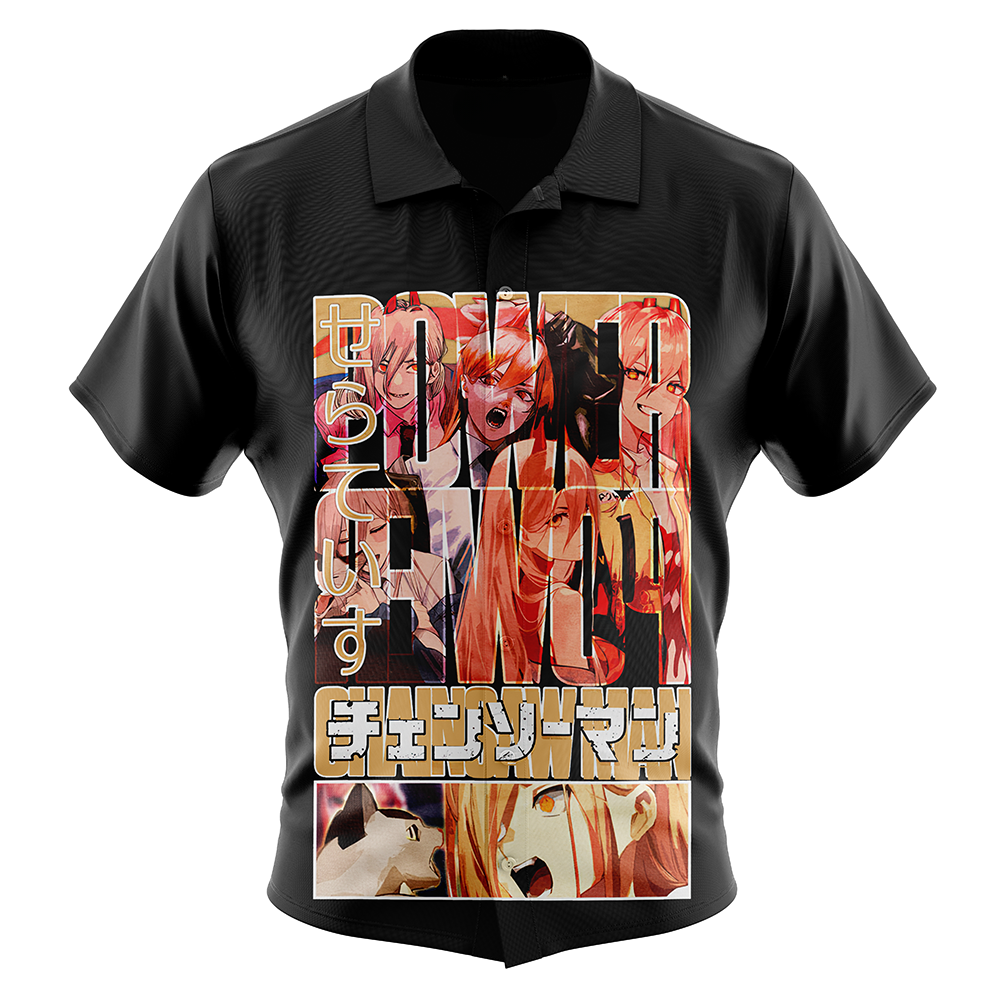 Morukai "Power" Chainsaw Man Hawaiian Shirt
