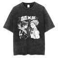 Morukai "Chrollo Lucilfer & Hisoka Morow" Hunter x Hunter Vintage Washed Oversized T-Shirt
