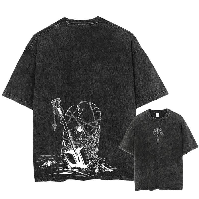 Morukai "Kurapika" Hunter x Hunter Vintage Washed Oversized T-Shirt