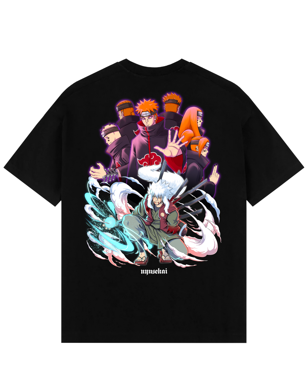 Morukai "Jiraiya x The Six Paths of Pain" Naruto Unisex T-Shirt