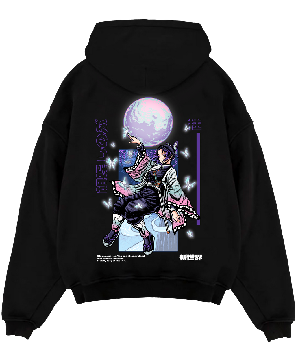 Morukai "Shinobu x Butterfly" Demon Slayer: Kimetsu no Yaiba Unisex Hoodie