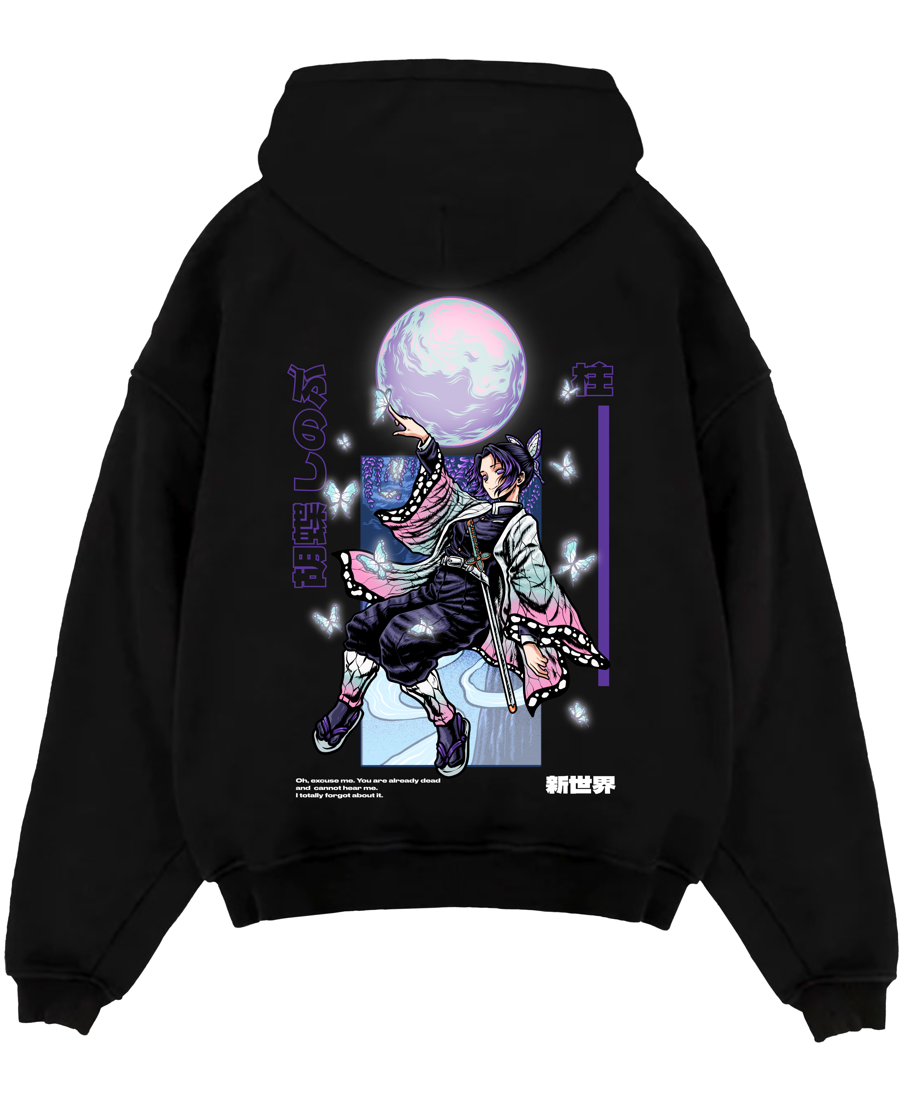 Morukai "Shinobu x Butterfly" Demon Slayer: Kimetsu no Yaiba Unisex Hoodie