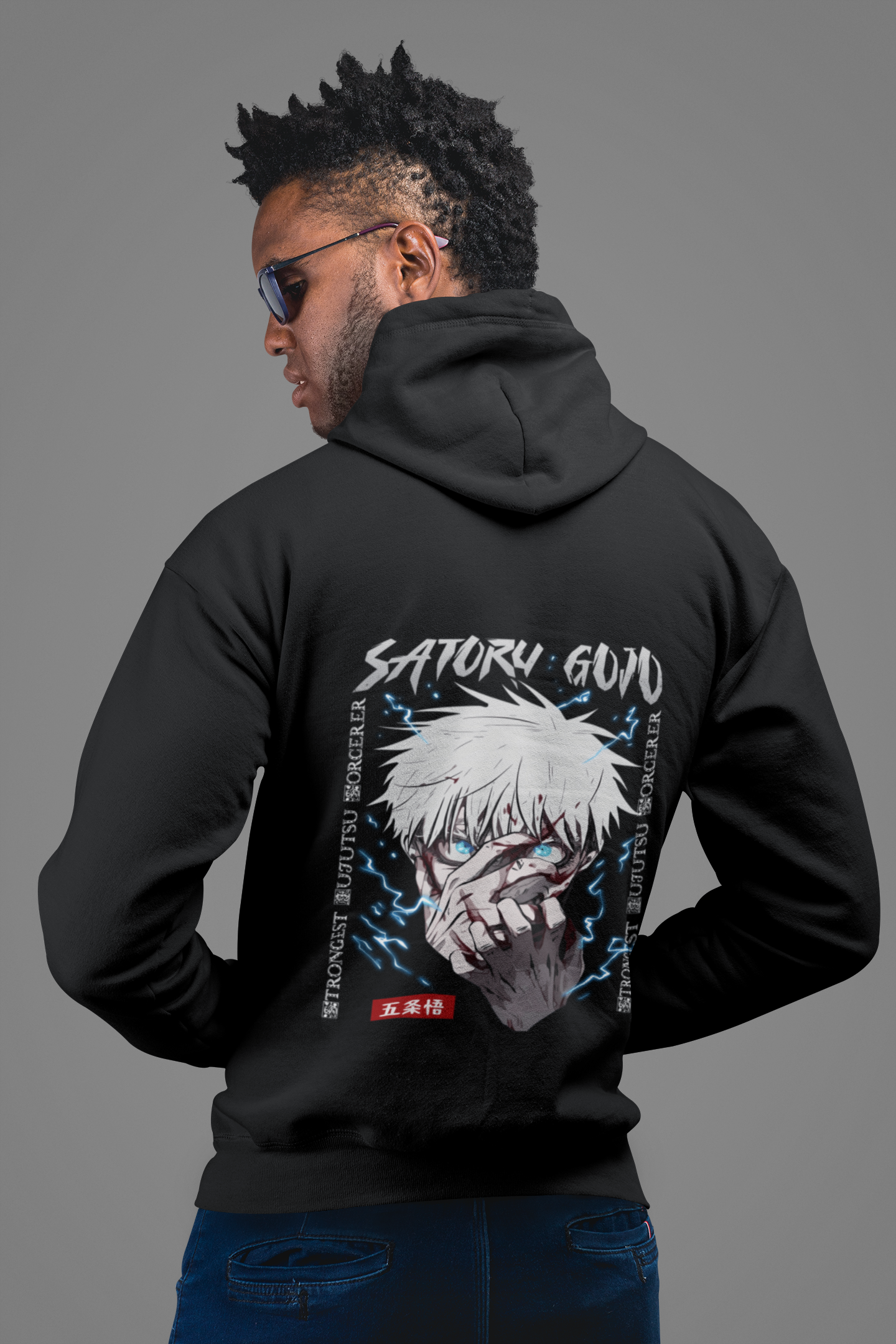 Morukai "Satoru Gojo Sorcerer" Jujutsu Kaisen Unisex Hoodie