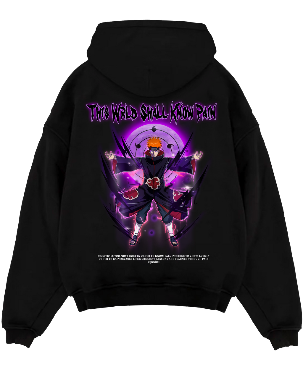 Morukai "This World Shall Know Pain" Naruto Unisex Hoodie