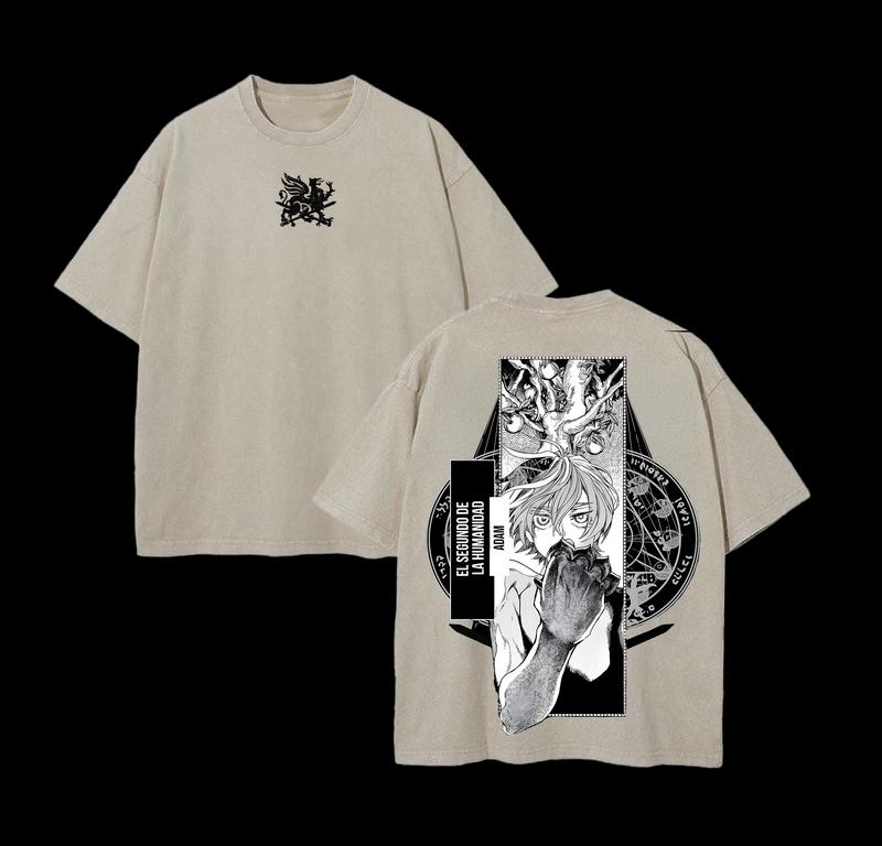 Morukai "Adam" Record of Ragnarok Vintage Washed Oversized T-Shirt