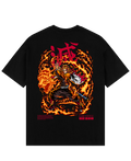 Morukai "Rengoku x Flaming Tiger" Demon Slayer: Kimetsu no Yaiba Unisex T-Shirt
