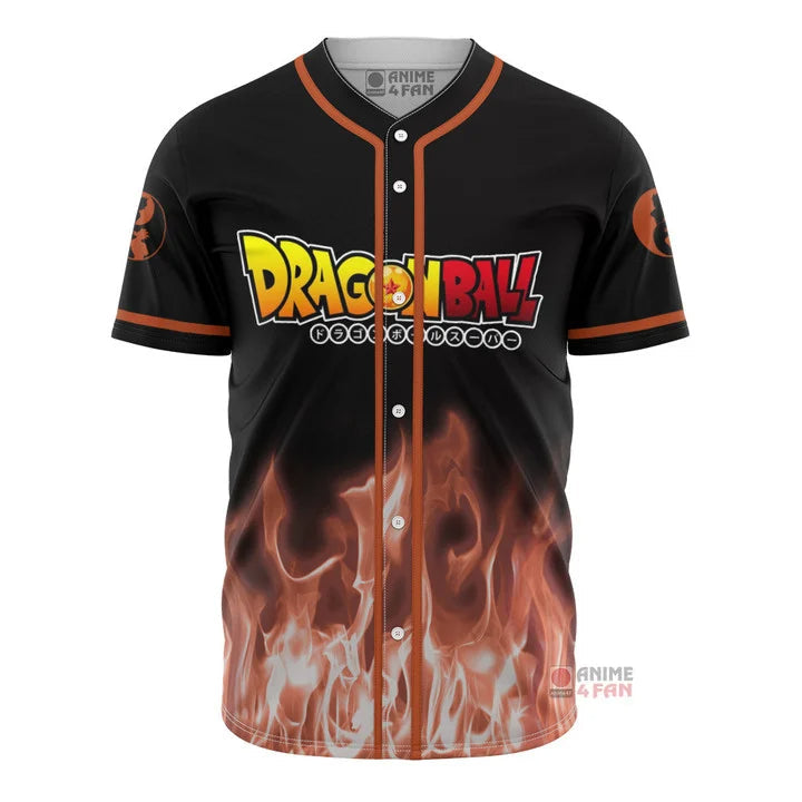 Morukai "3D Anime Vegito Custom Fandom -  Dragon Ball Baseball Tee