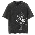 Morukai "Kon" Chainsaw Man Vintage Washed Oversized T-Shirt