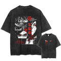 Morukai "Sasuke Uchiha & Itachi Uchiha" Naruto Vintage Washed Oversized T-Shirt
