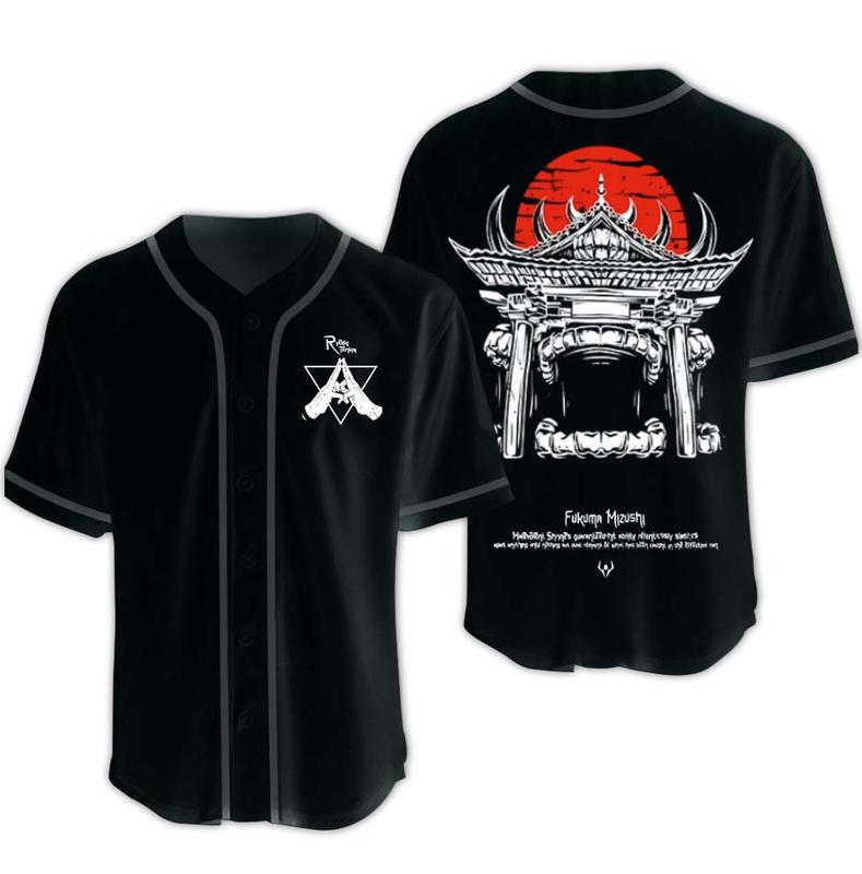 Morukai "Jujutsu Kaisen Malevolent Shrine Baseball Jersey