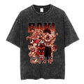 Morukai "Baki Hanma Cast" Baki Hanma Vintage Washed Oversized T-Shirt