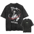 Morukai "Nezuko Kamado" Demon Slayer Kimetsu no Yaiba Vintage Washed Oversized T-Shirt