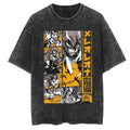 Morukai "Mereoleona Vermillion" Black Clover Vintage Washed Oversized T-Shirt