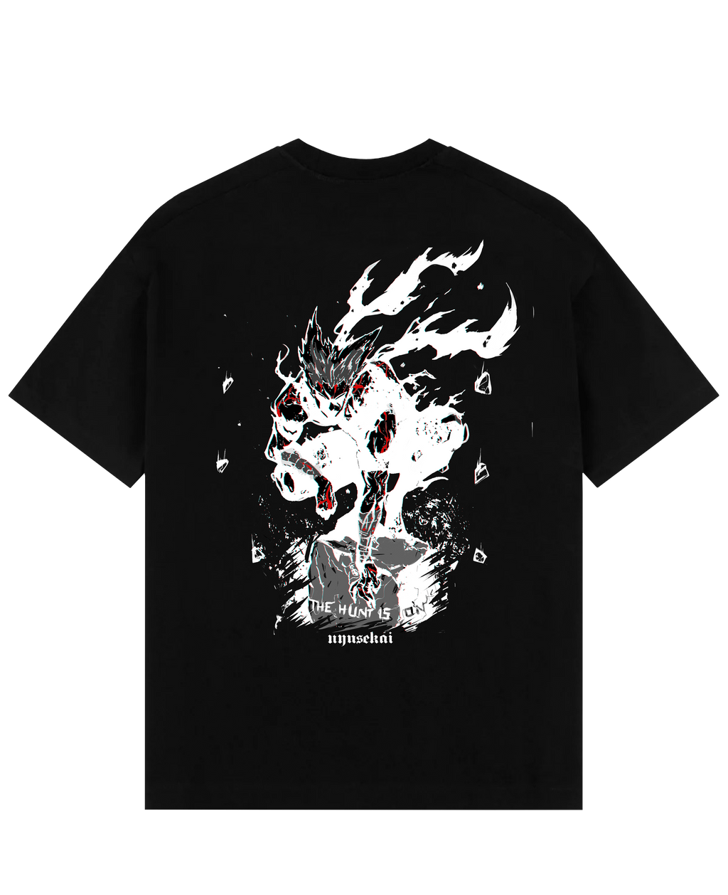 Morukai "Garou X THE HUNT IS ON - One Punch Man Oversize T-Shirt