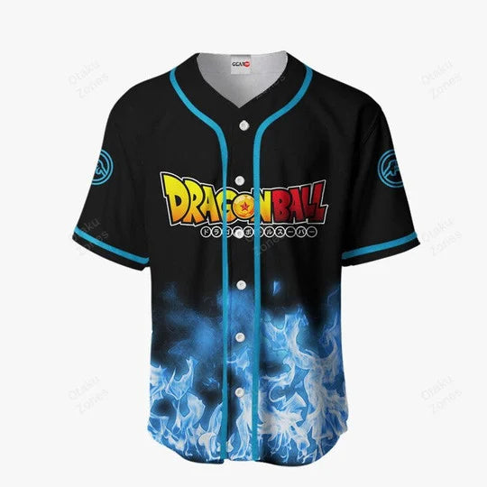 Morukai "3D Anime Gogeta Custom Fandom - Dragon Ball  Baseball Tee