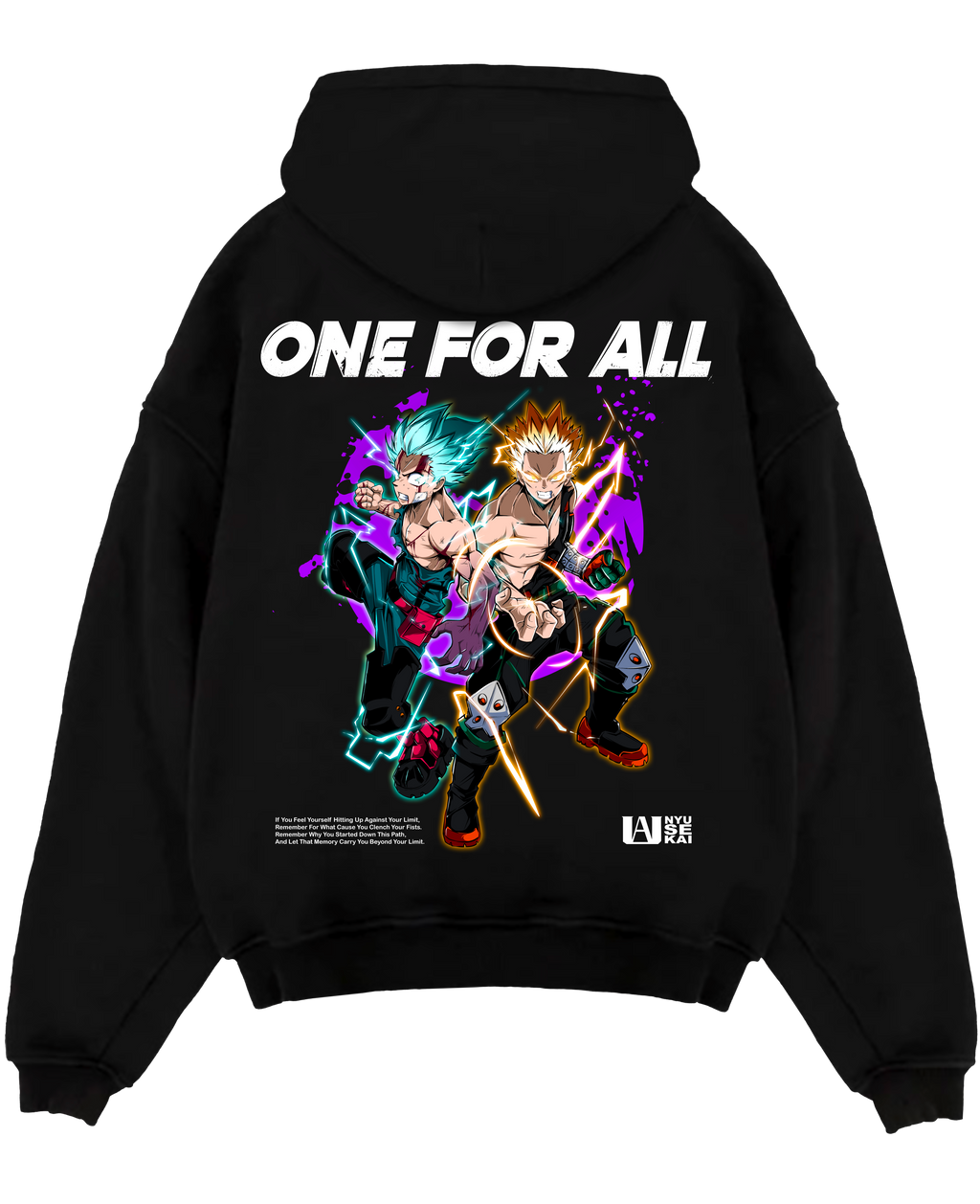 Morukai "One For All" My Hero Academia Unisex Hoodie