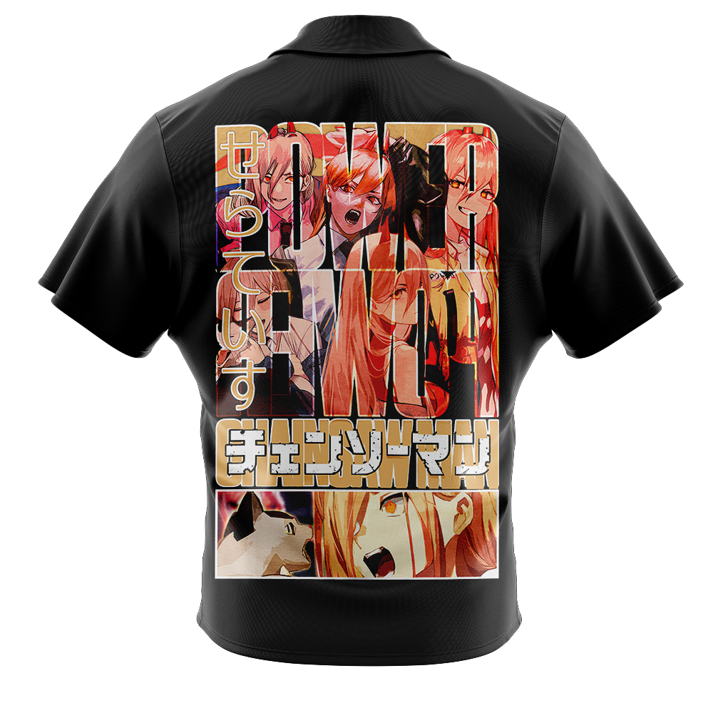Morukai "Power" Chainsaw Man Hawaiian Shirt
