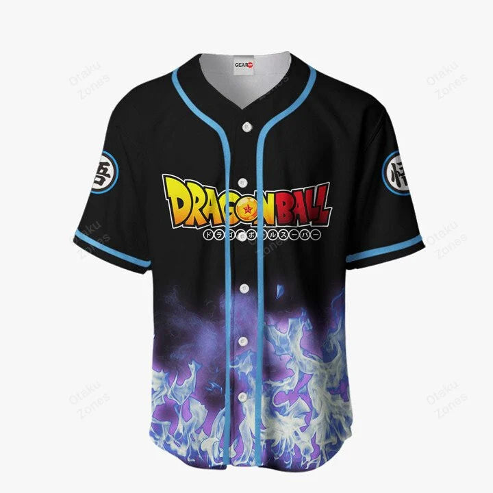 Morukai "3D Anime Vegeta Fighter Blue Fire Custom Fandom - Dragon Ball Baseball Tee