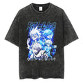 Morukai "Killua Zoldyck" Hunter x Hunter Vintage Washed Oversized T-Shirt