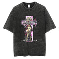 Morukai "Light Yagami" Death Note Vintage Washed Oversized T-Shirt
