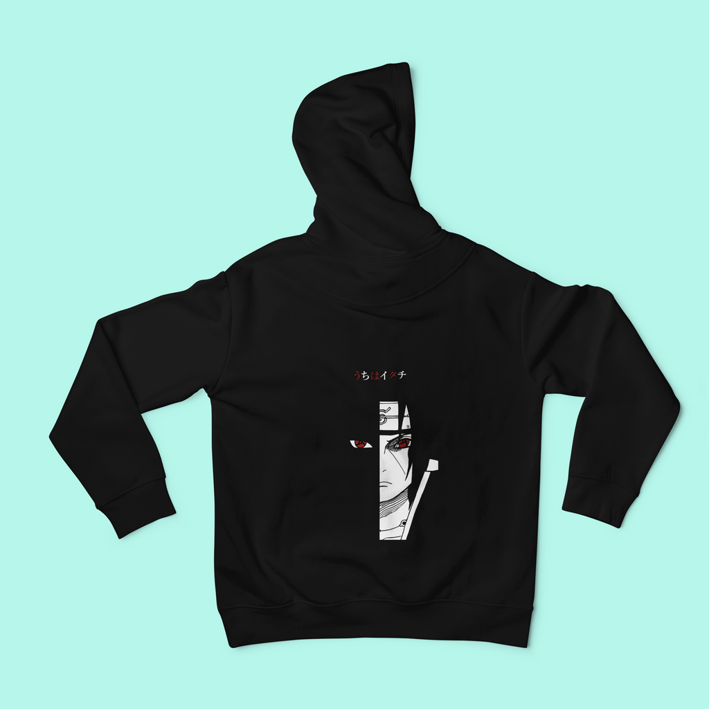 Morukai "Itachi Uchiha Mangekyou Sharingan" Naruto Unisex Hoodie