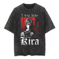 Morukai "Light Yagami" Death Note Vintage Washed Oversized T-Shirt