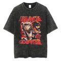 Morukai "Asta & Yuno" Black Clover Vintage Washed Oversized T-Shirt