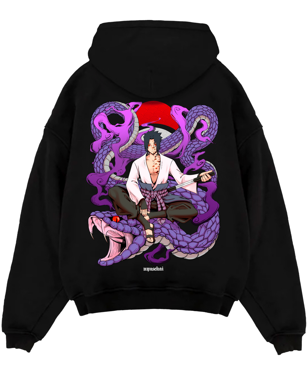 Morukai "Sasuke x Aoda" Naruto Unisex Hoodie