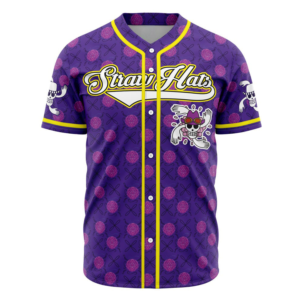 Morukai "Straw Hats Robin One Piece Baseball Jersey