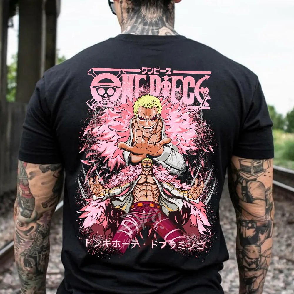 Morukai "Pink Doflamingo - One Piece Oversize T Shirt