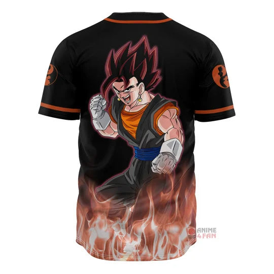 Morukai "3D Anime Vegito Custom Fandom -  Dragon Ball Baseball Tee