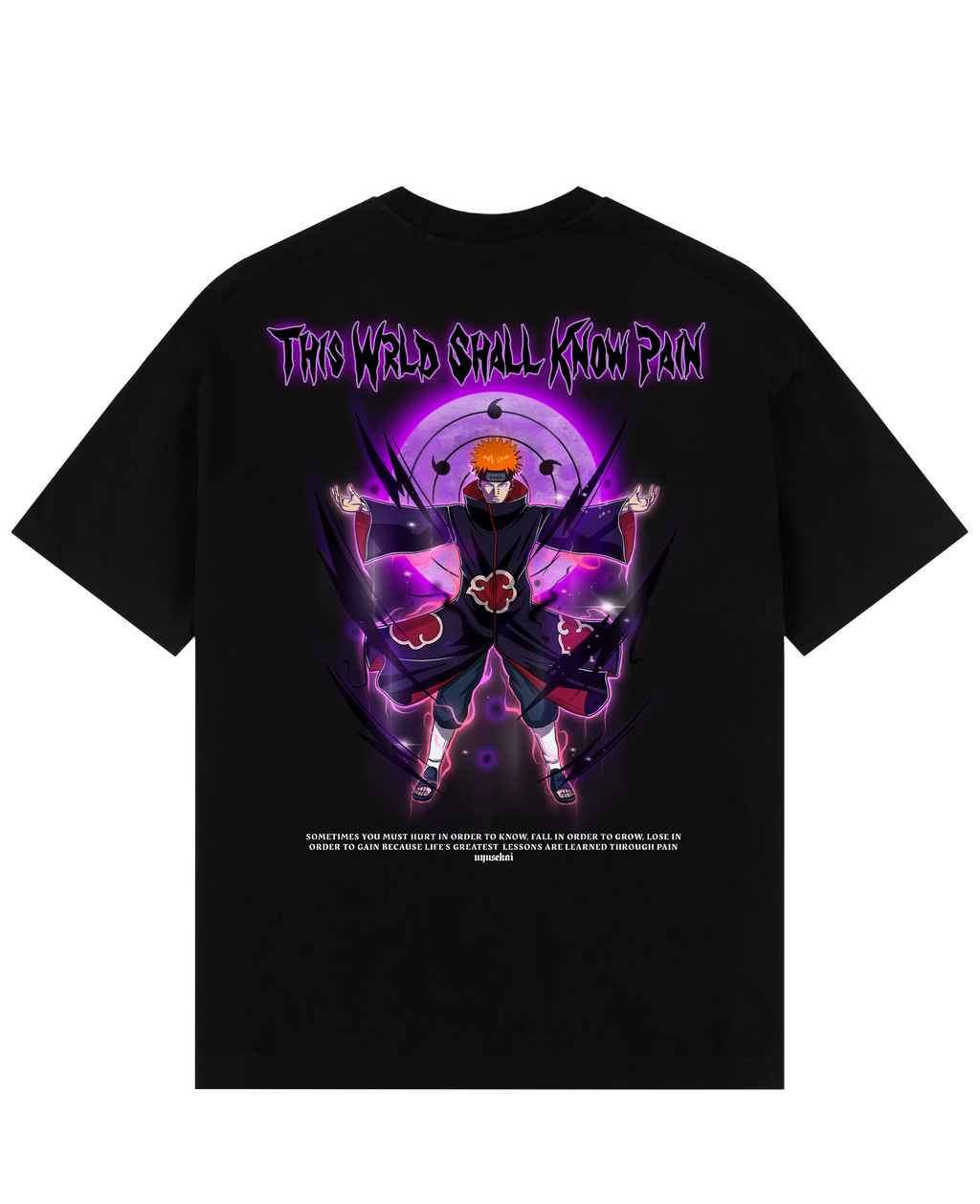Morukai "This World Shall Know Pain" Naruto Unisex T-Shirt