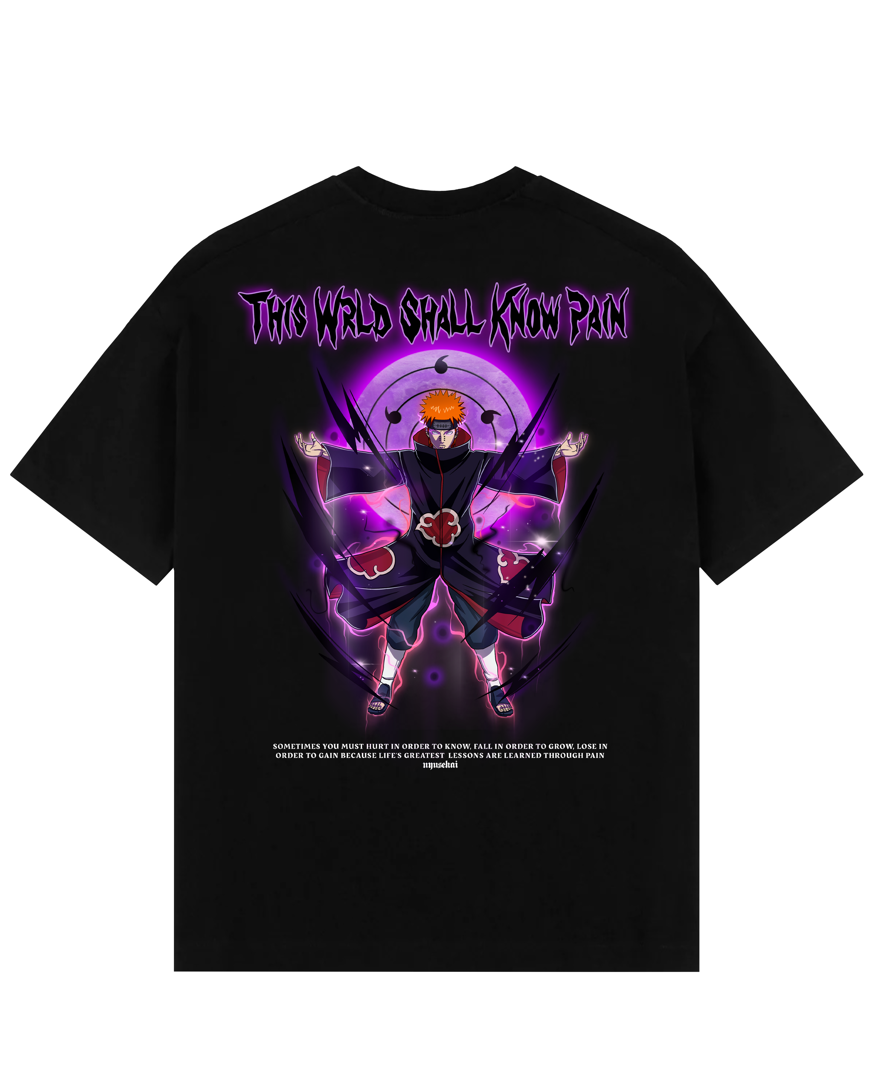 Morukai "This World Shall Know Pain" Naruto Unisex T-Shirt