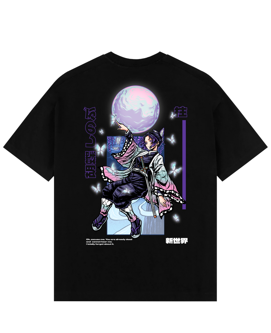 Morukai "Shinobu x Butterfly" Demon Slayer: Kimetsu no Yaiba Unisex T-Shirt