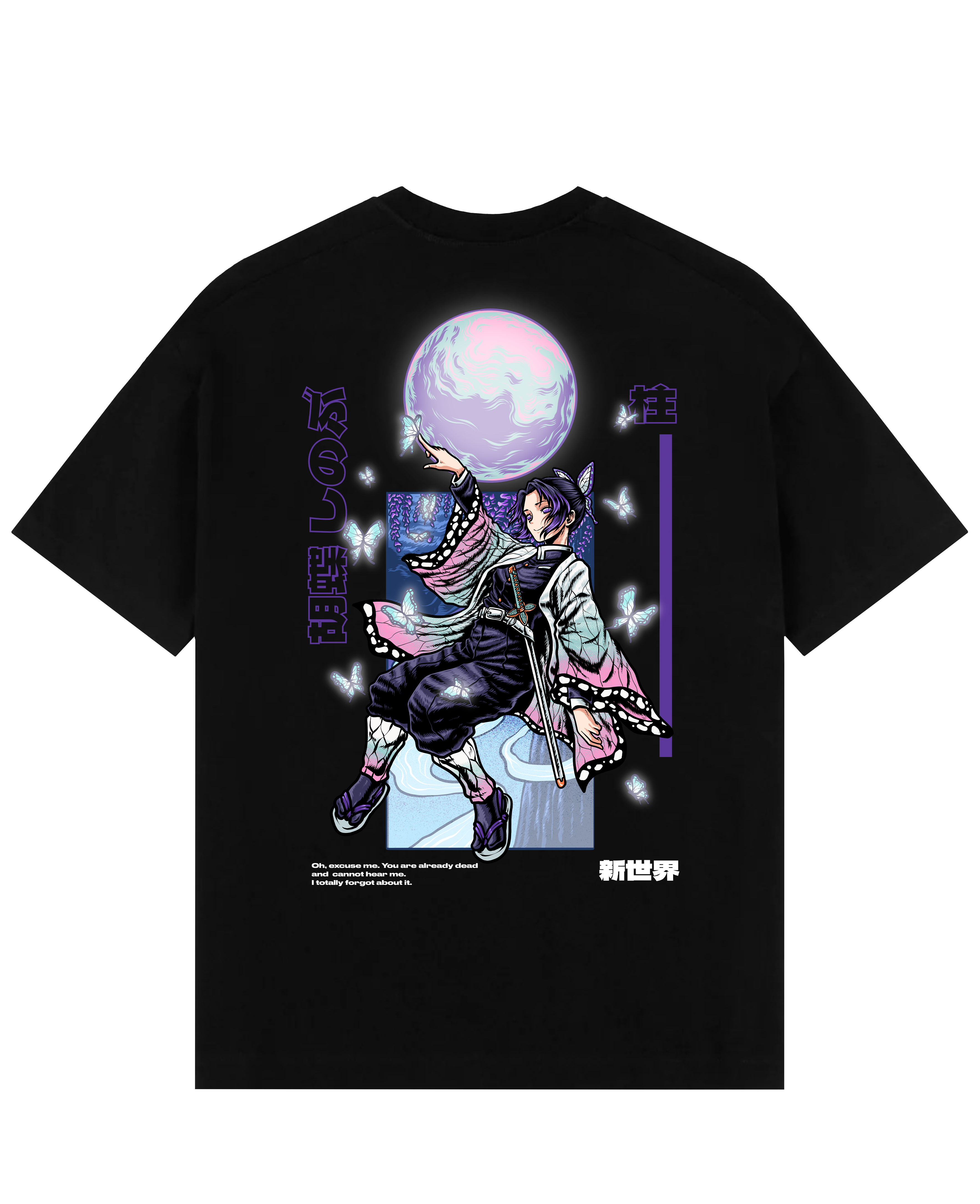Morukai "Shinobu x Butterfly" Demon Slayer: Kimetsu no Yaiba Unisex T-Shirt