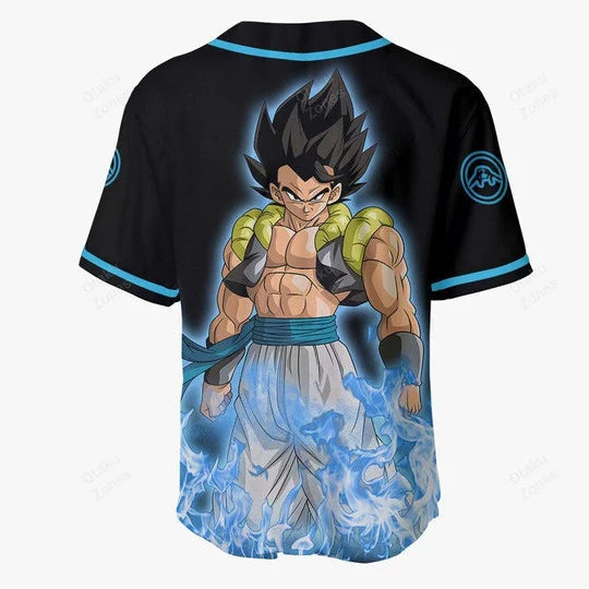Morukai "3D Anime Gogeta Custom Fandom - Dragon Ball  Baseball Tee