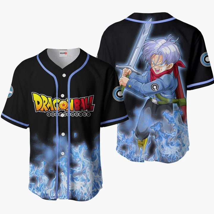 Morukai "3D Anime Trunks Custom Fandom - Dragon Ball Baseball Tee