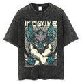 Morukai "Inosuke Hashibira" Demon Slayer Kimetsu no Yaiba Vintage Washed Oversized T-Shirt