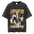 Morukai "Ichigo Kurosaki" Bleach Vintage Washed Oversized T-Shirt