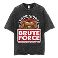Morukai "Brute Force" Baki Hanma Vintage Washed Oversized T-Shirt