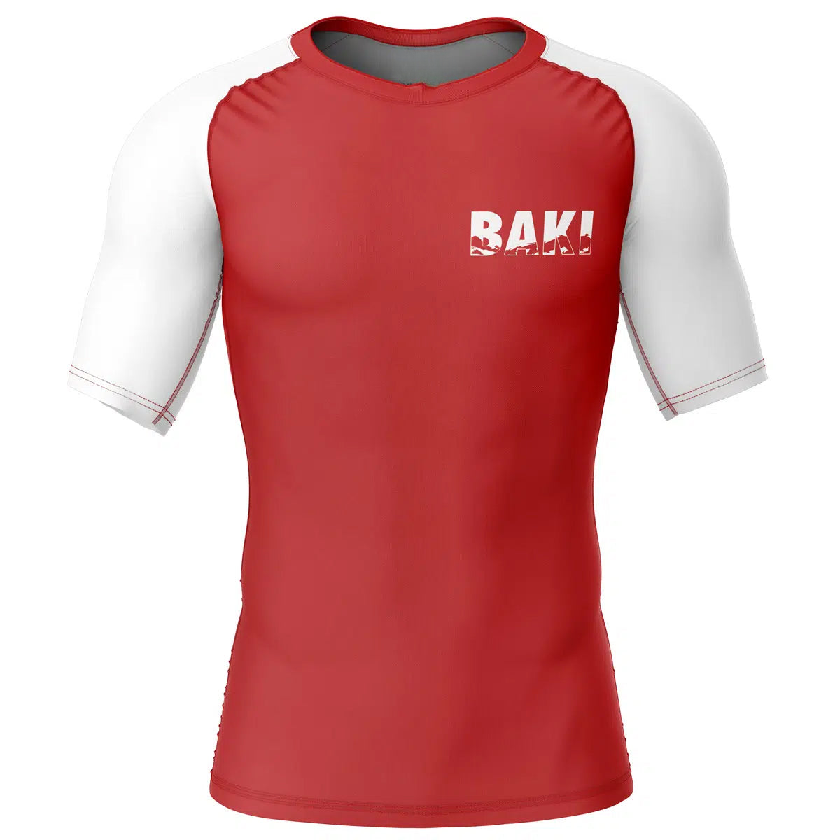 Morukai "Baki Hanma" Baki Short Sleeve Rash Guard Compression Shirt