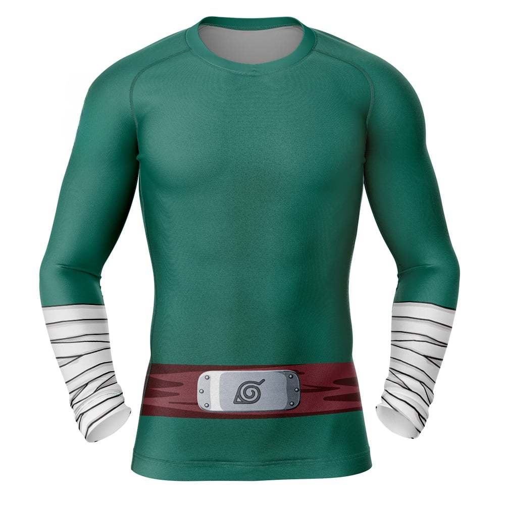 Morukai "Rock Lee" Naruto Long Sleeve Rash Guard Compression