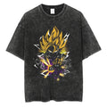 Morukai "Goku & Gohan" Dragon Ball Vintage Washed Oversized T-Shirt