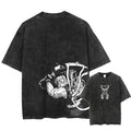 Morukai "Tengen Uzui" Demon Slayer Kimetsu no Yaiba Vintage Washed Oversized T-Shirt