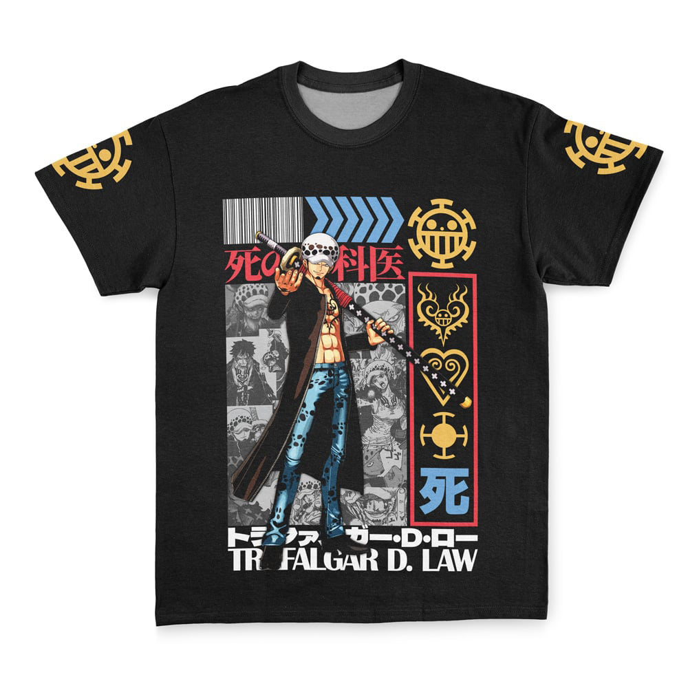 Morukai "Trafalgar D. Law V2 One Piece Streetwear T-Shirt