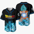 Morukai "Super Saiyan Goku Kamehameha" Dragon Ball Baseball Jersey