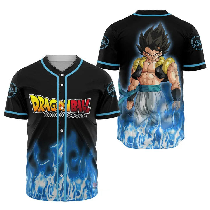 Morukai "3D Anime Gogeta Custom Fandom - Dragon Ball  Baseball Tee