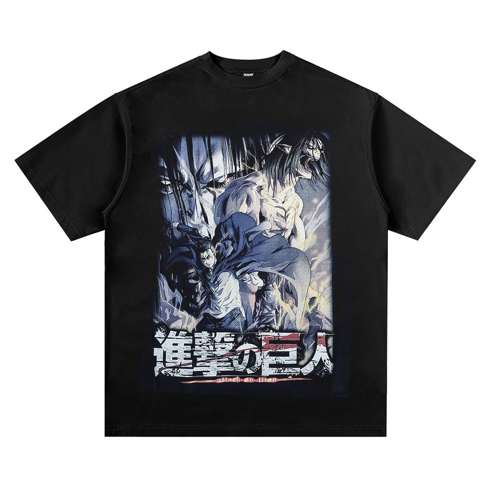 Morukai "Eren Yeager Attack Titans Power" Attack on Titan Unisex T-Shirt V1