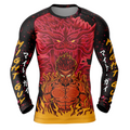 Morukai "Might Guy Red Beast of Konoha" Naruto Long Sleeve Rash Guard Compression